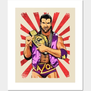 Razor Ramon Wrestling Vintage Fan Art Posters and Art